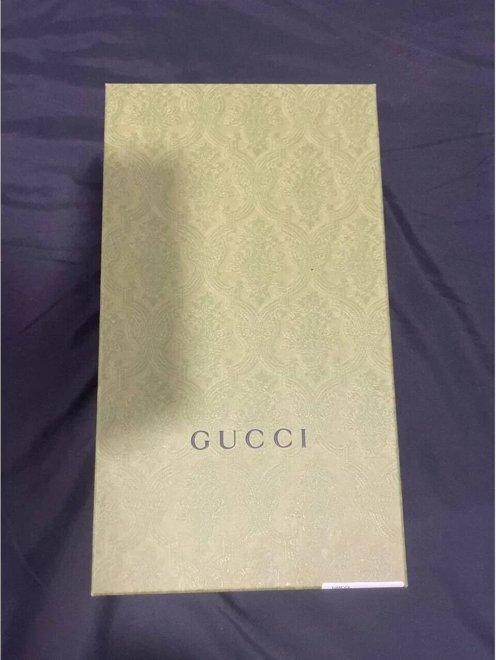 Genuine Gucci Web White Rubber Mens Sandal Flip Flops US Size 11G